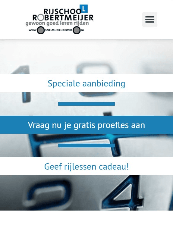 Voorheen website Rijschool Robert Meijer